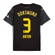 Borussia Dortmund Waldemar Anton #3 Replike Gostujuci Dres 2024-25 Kratak Rukav